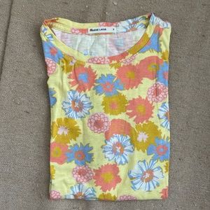 Marine layer 70s print t shirt